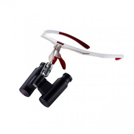 Univet Air-X - бинокулярные лупы системы Flip-up, рабочее расстояние 300-500 мм, увеличение 2.5x/3.5x/4.5x/6.0x