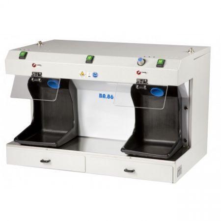 OMEC BA 86.2V - бокс для шлифмотора с подсветкой и вытяжным устройством