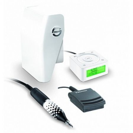 Schick Dental Qube Assist - микромотор зуботехнический для фрезеровки, заглаживания и полировки, резки воска и металла, коленный, 50000 об/мин