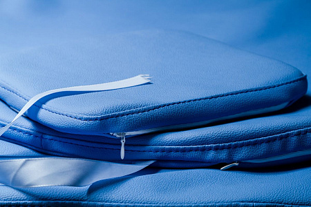 Мягкий чехол на обивку стоматологического кресла, голубой