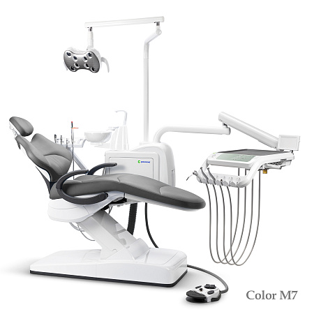 GreenMED S300 COLORFUL – Стоматологическая установка с мягкой обивкой и с нижней подачей