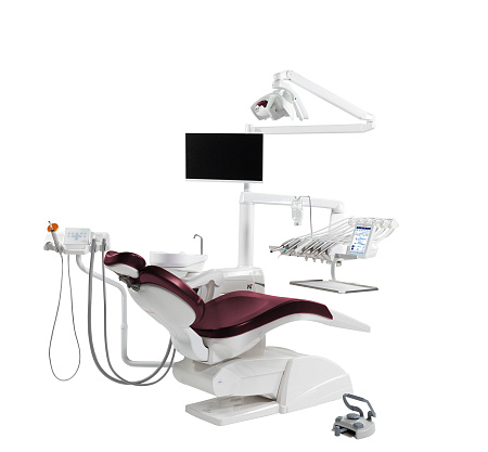 Miglionico NT — стоматологическая установка с верхней подачей инструментов