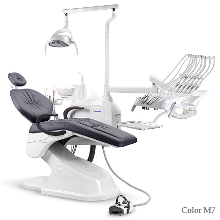 GreenMED S200 – Стоматологическая установка с мягкой обивкой и с верхней подачей