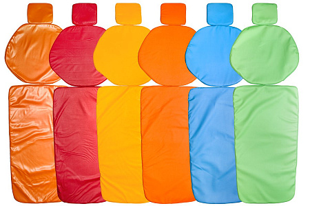 Мягкий чехол на обивку стоматологического кресла, голубой