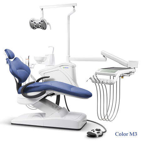 GreenMED S300 – Стоматологическая установка с мягкой обивкой и с нижней подачей