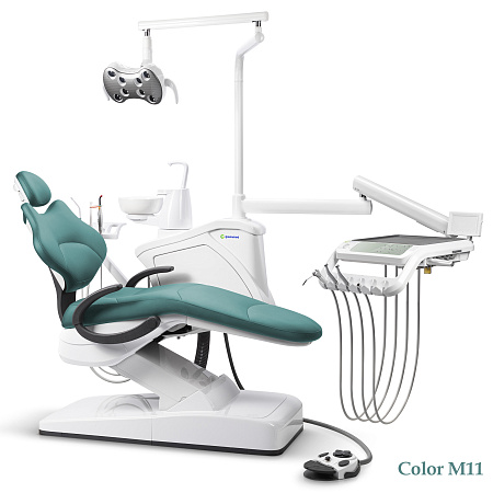 GreenMED S300 – Стоматологическая установка с мягкой обивкой и с нижней подачей