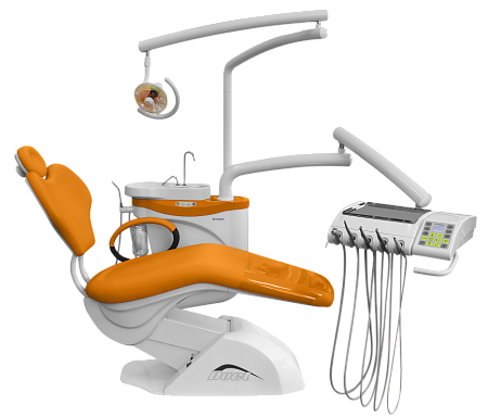 CHIROMEGA 654 NK (модификация NIKA) - стоматологическая установка с нижней подачей инструментов