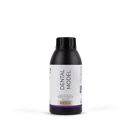 HARZ Labs Dental Model Beige – Фотополимер для настольных LCD/DLP, 0,5 кг